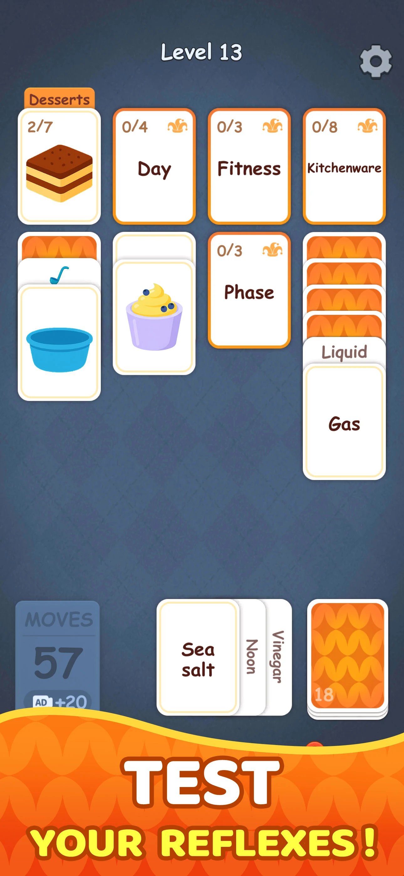 Associate Words: Solitaire screenshot