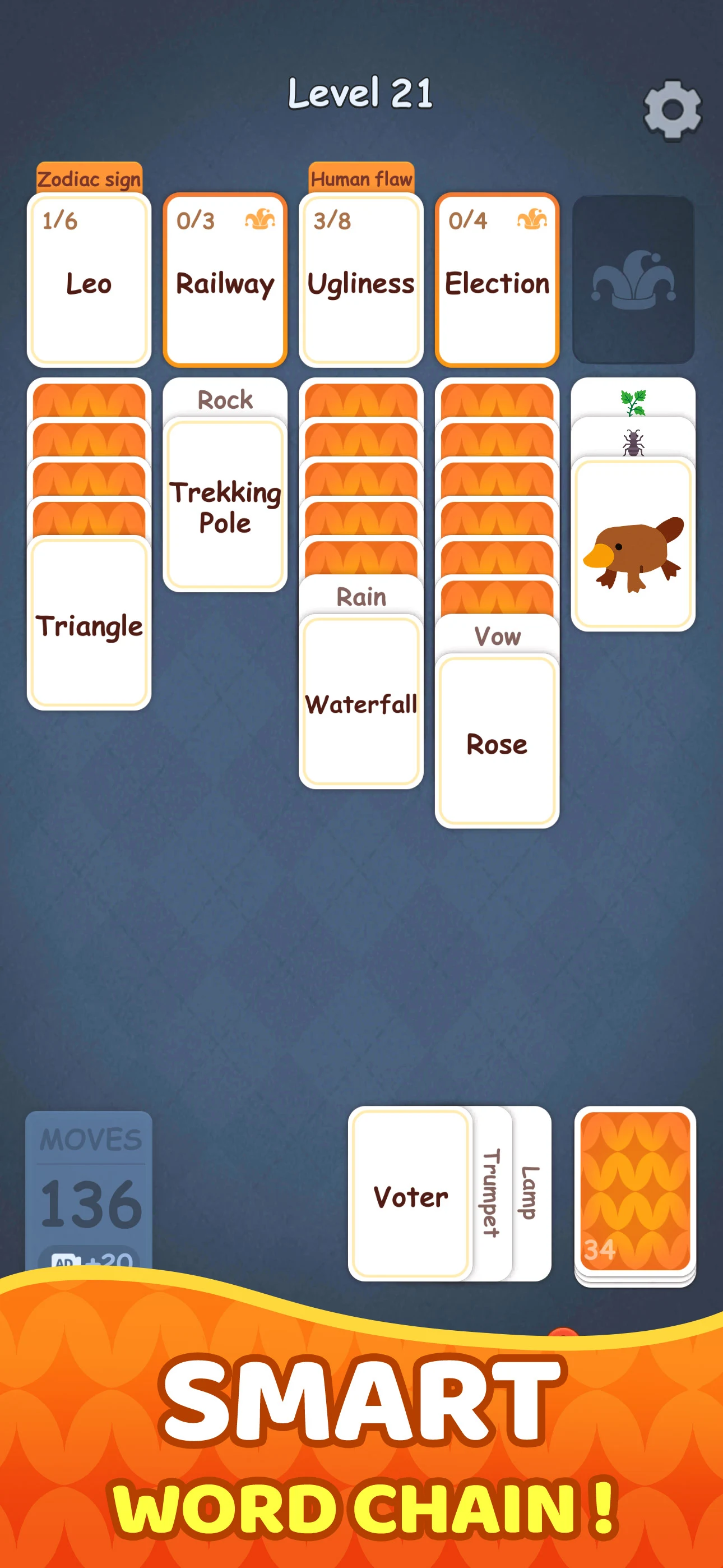 Associate Words: Solitaire screenshot